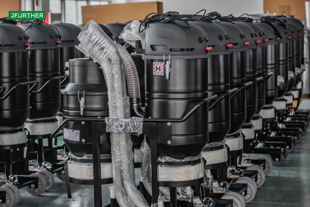 dust extractor for floor grinders
